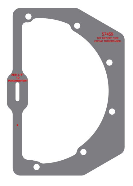 TEMPLATE,  GEAR  9-1/2" & 10" CLEARANCE